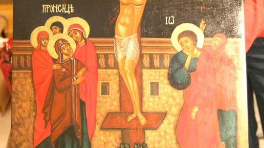 Wystawa ikon w galerii Grabskich w Kazimierzu Dolnym