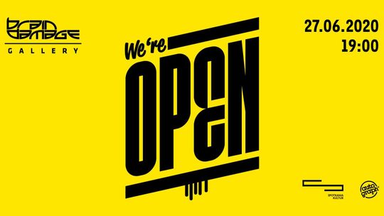 Wystawa "We're Open" w Brain Damage Gallery