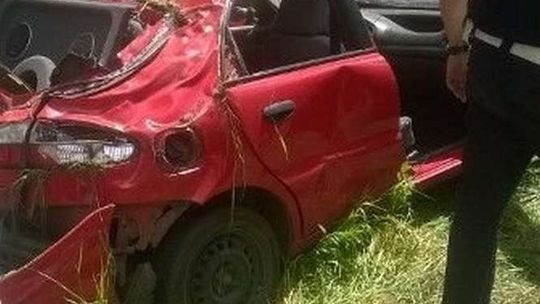 Wytyczno: Rozmowa przez telefon skończyła się dachowaniem