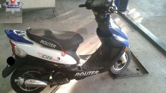 Wywrócił się na skuterze. Miał 4 promile alkoholu