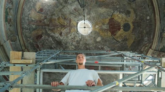 Wyzwanie w kaplicy św. Antoniego w Zawieprzycach. To będzie jego praca dyplomowa