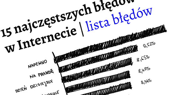 "Wziąść, doktur, dzień dzisiejszy", czyli najczęściej popełniane błędy językowe w internecie