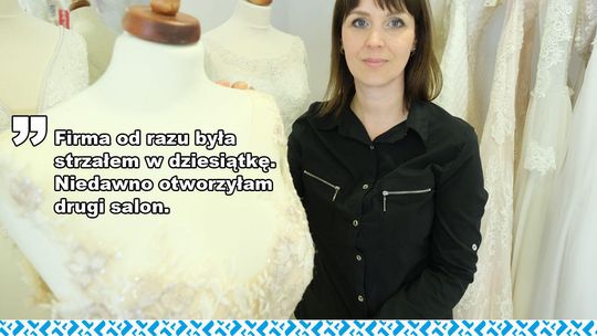 Wzięła dotację i otworzyła salon sukien