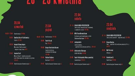 XIII Festiwal "Kontestacje" w Chatce Żaka (program)