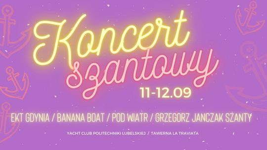 Yacht Club świętuje jubileusz. Szanty nad Zalewem Zemborzyckim