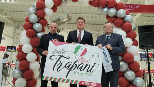 Z Lublina do perły Sycylii. Loty do Trapani oficjalnie rozpoczęte
