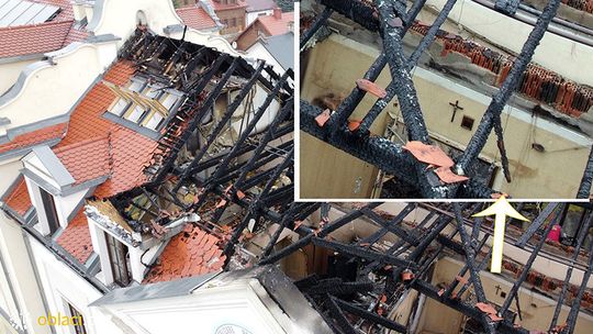 Z pogorzeliska w Kodniu ocalały tylko dwie rzeczy. Oblaci mówią o Opatrzności