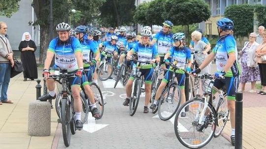 Z Puław rowerami na Jasną Górę, na mszę papieską
