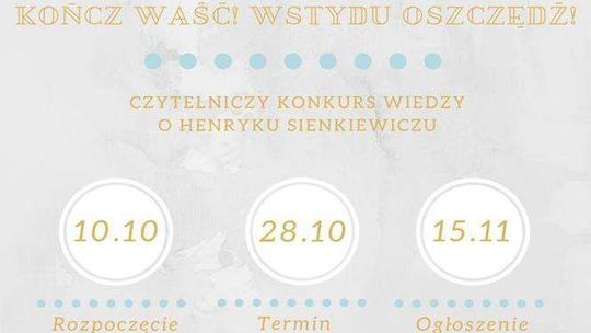 Z Sienkiewiczem za pan brat. Konkurs dla czytelników