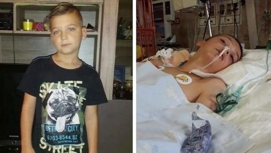 Zabawa, która zamieniła się w koszmar. Kuba zawisł na linie, z której nie mógł się uwolnić