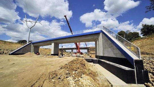 Zachodnia obwodnica Lublina. Przepchną konstrukcję ważącą 2,5 tys. ton