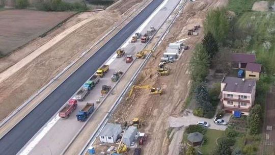 Zachodnia obwodnica Lublina z lotu ptaka (wideo)