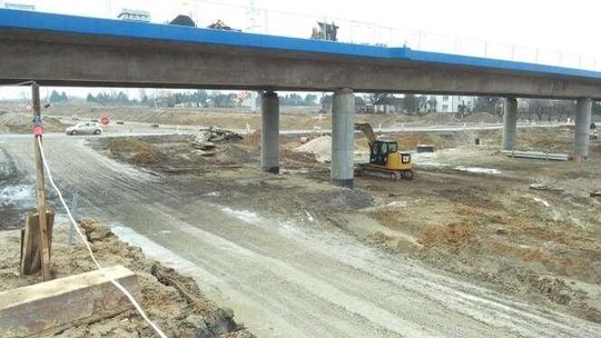 Zachodnia obwodnica Lublina. Zima łaskawa dla budowlańców (zdjęcia)