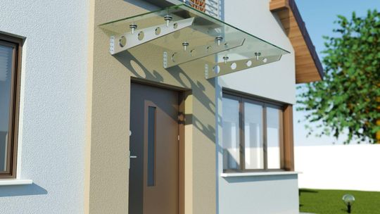 Zadaszenia szklane przy wejściu do domu - funkcja ochronna i estetyczna