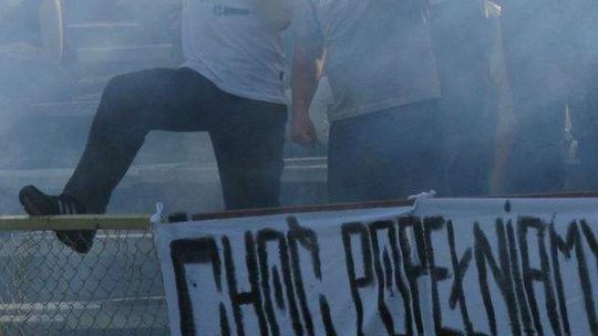 Zadyma na meczu Podlasie II - Sokółka. 11 kiboli zatrzymanych