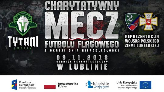 Zagrają dla Rafała. Charytatywny mecz futbolu flagowego z okazji dnia niepodległości