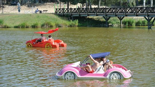 Zalew w Krasnobrodzie. Jeden z największych i najpopularniejszych na Zamojszczyźnie