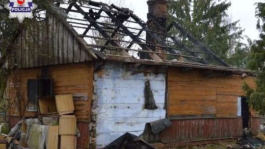 Żalin: 70-latek zginął w pożarze domu