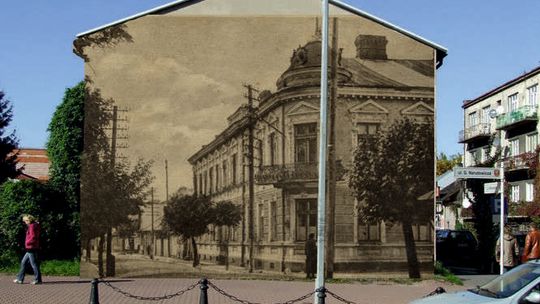 Zamiast szarej ściany mural historyczny. Potrzebna zgoda konserwatora