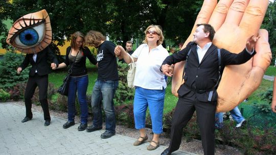 Zamojskie Lato Teatralne trwa: W Zmysłach z aktorami grali widzowie (zdjęcia)