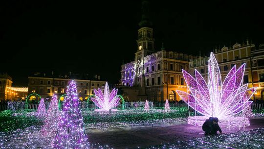 Zamość ma najpiękniejszą iluminację w woj. lubelskim