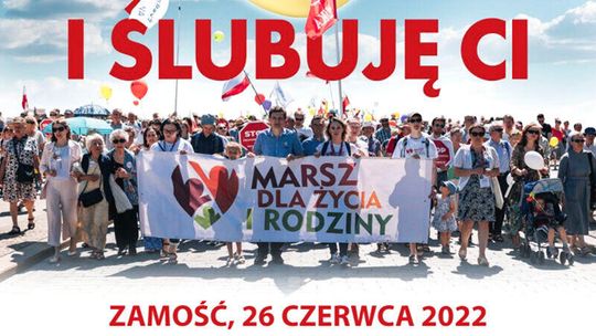 Zamość. Marsz dla życia i rodziny. Z kościoła do kościoła