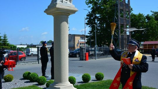 Zamość. Święty wyrzeźbiony i poświęcony. Stanął na strażacki jubileusz