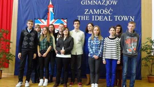Zamość the Ideal Town 2015": Gimnazjaliści po angielsku o zabytkach