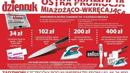 Zamów prenumeratę. Nóż szefa kuchni Tefal Ingenio gratis!