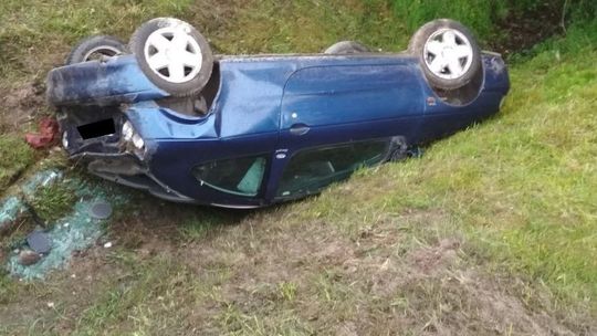 Zapatrzył się na zwierzęta pasące się na polu. Wylądował w rowie