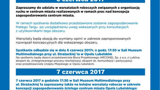 Zaplanuj centrum Opola Lubelskiego. Warsztaty w urzędzie