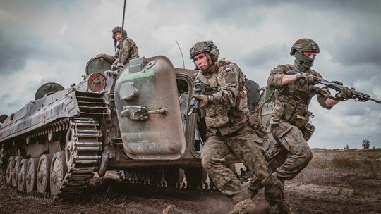 Zasadzka, szturm i obrona budynku - tak ćwiczyli lubelscy terytorialsi