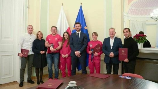 Zawodniczki Cementu-Gryfa Chełm wzięły udział w spotkaniu w  Ministerstwie Sportu i Turystki