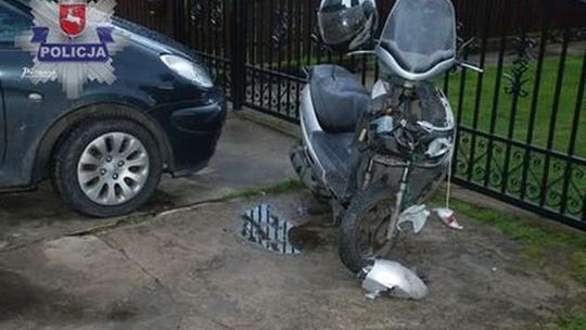 Zawracał i potrącił 66-latka na skuterze