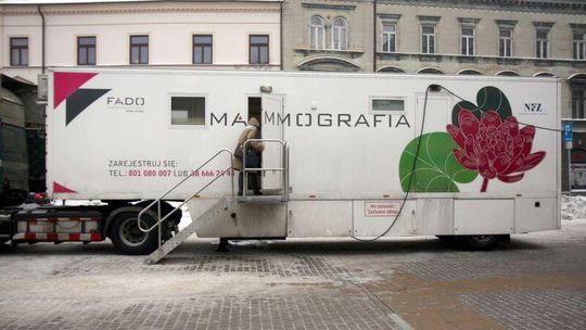 Zbadaj piersi w mammobusie