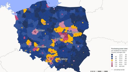 Zbadali poziom zamożności Europejczyków. Lubelskie nadal daleko