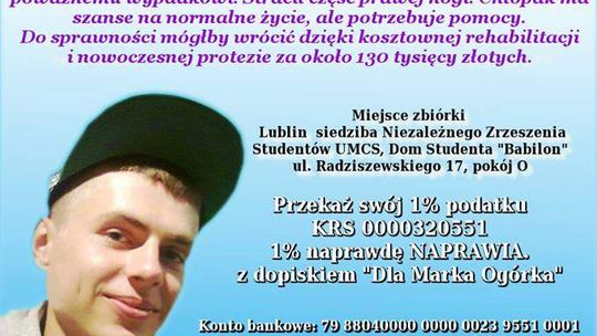 Zbierają nakrętki żeby pomóc koledze