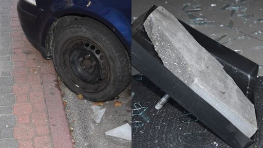 Demolował sklepy i auto. Nie potrafił się wytłumaczyć