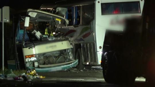 Zderzenie dwóch autokarów i busa w Zachodniopomorskim. Są ranni, w tym dzieci 