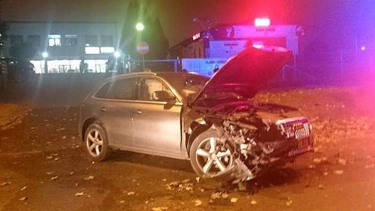 Zderzenie dwóch samochodów na ul. Nałęczowskiej w Lublinie