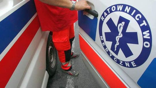 Zderzenie rowerzystów w Łukowie. Jedna osoba trafiła do szpitala