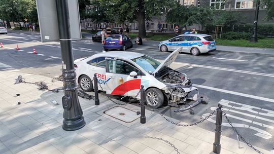 Zderzenie samochodów w centrum Lublina. Potężne korki