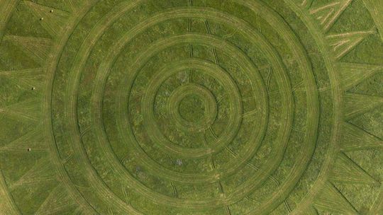 Zdjęcia landartów  w lubelskim Ratuszu