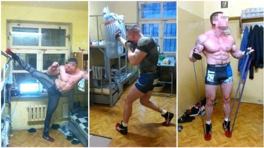 Zdjęcia skazanego z celi na Facebooku. Żona zdradziła kto przemycił telefon, jest też nagranie