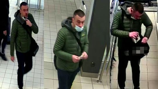 Ze sklepu zniknęły dwa smartwatche. Kamera nagrała tego mężczyznę