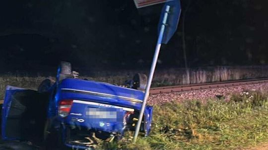 Zignorował „Stop”, nie miał szans z szynobusem