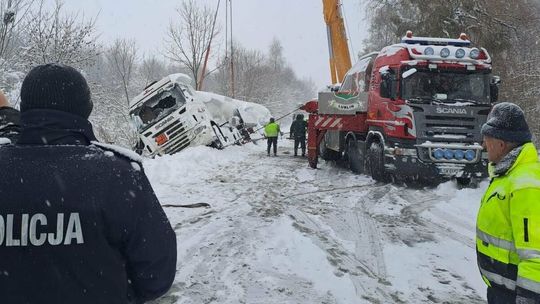 Zima kontra kierowcy. Od rana kilkanaście kolizji 