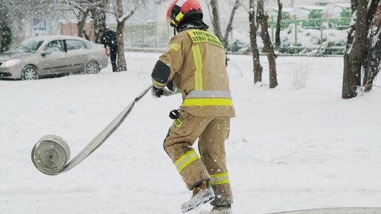 Zimą więcej pożarów. Strażacy z Zamościa wyjeżdżali już 58 razy