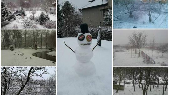Zima wróciła. Śnieg sypie w Lublinie i regionie (Wasze zdjęcia)