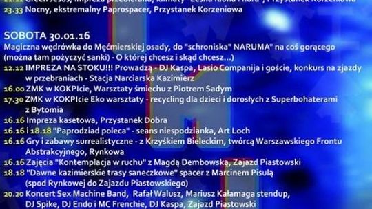 ZIMIErnikejszyn w Kazimierzu. Zimowy weekend z atrakcjami